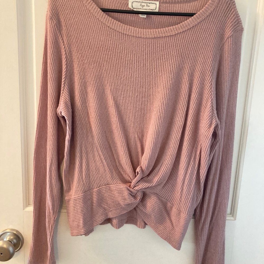 Gathered front blouse